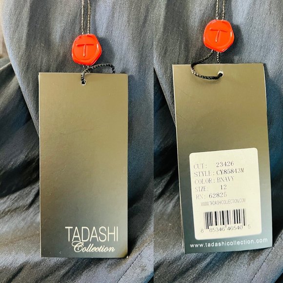 Tadashi Collection Evening Dress Size 12 New W Tags Style # CY85843M Retail $288 - Picture 12 of 12